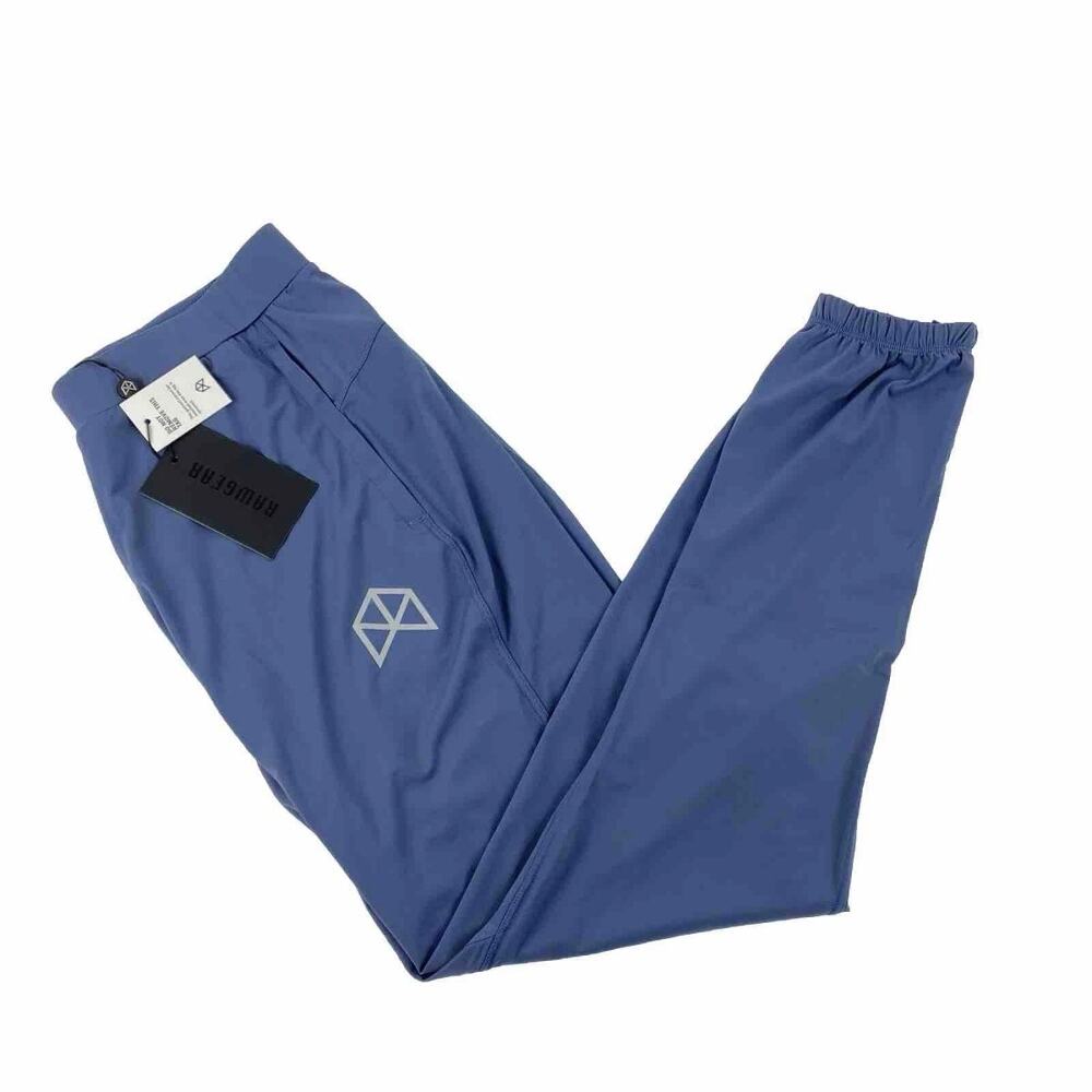 Rawgear Blue Nylon Blend Athletic Joggers - Men's Medium